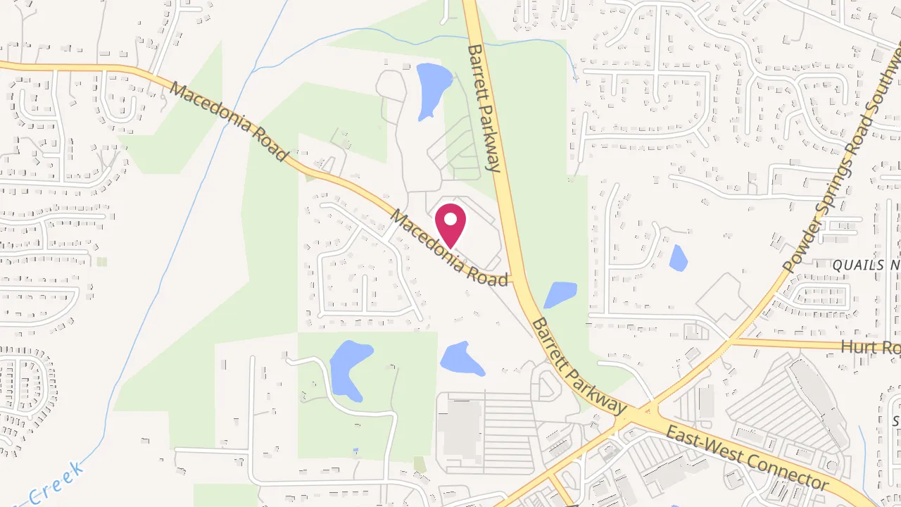 Map showing Crofthouse West Cobb at 2830 Macedonia Rd SW, Powder Springs, GA 30127