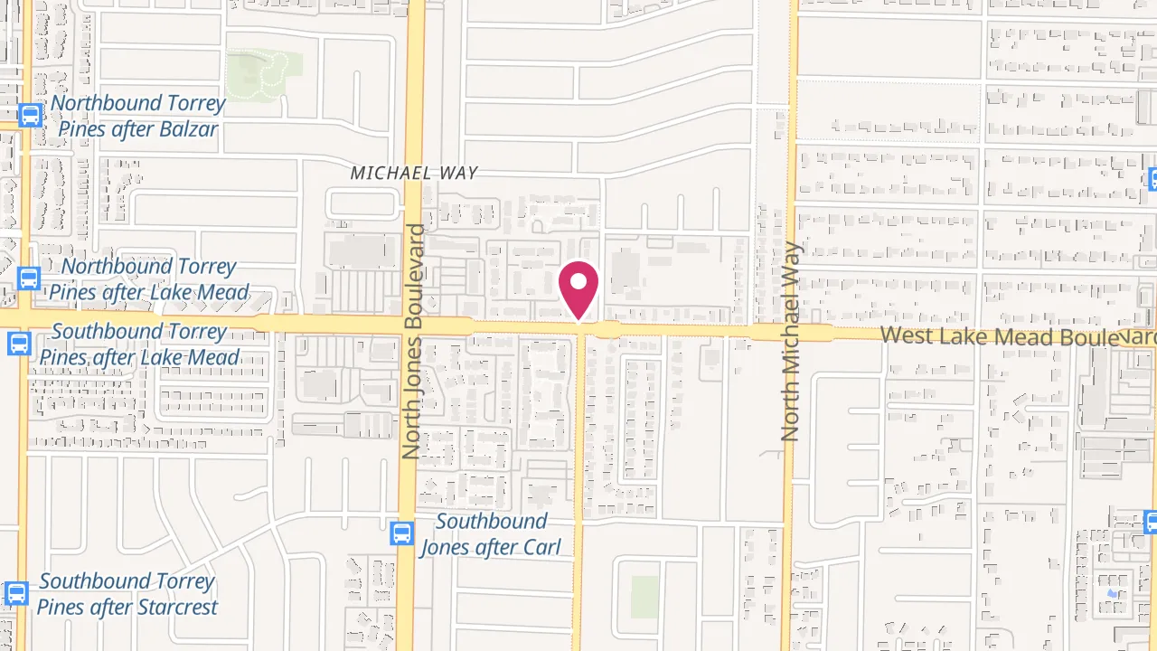 Map showing District 5800 at 5800 W Lake Mead Blvd, Las Vegas, NV 89108