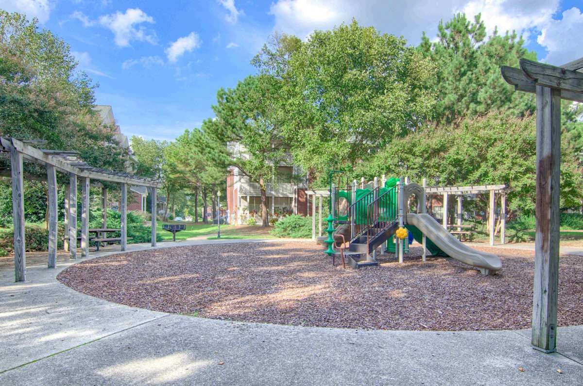 Enclave at Wolfchase playground with slide and climbing steps - Memphis, TN