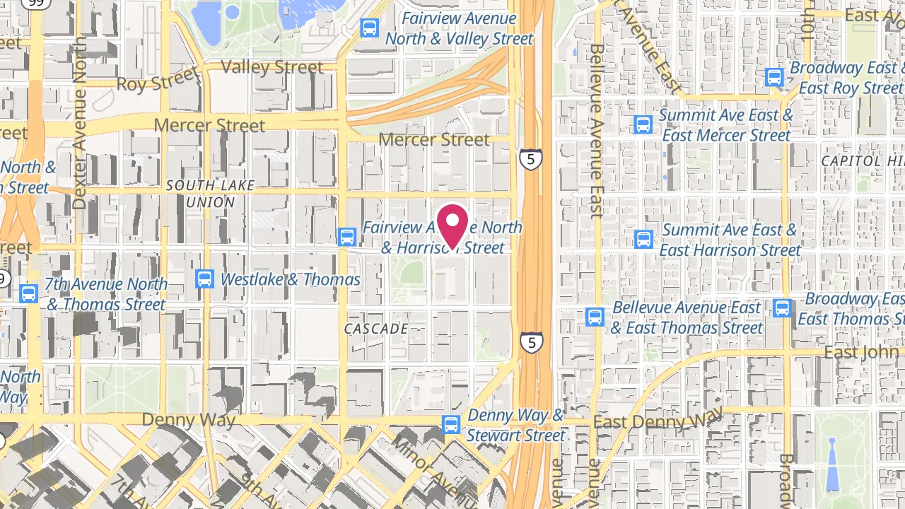 Map showing Sitka at 1255 Harrison St, Seattle, WA 98109