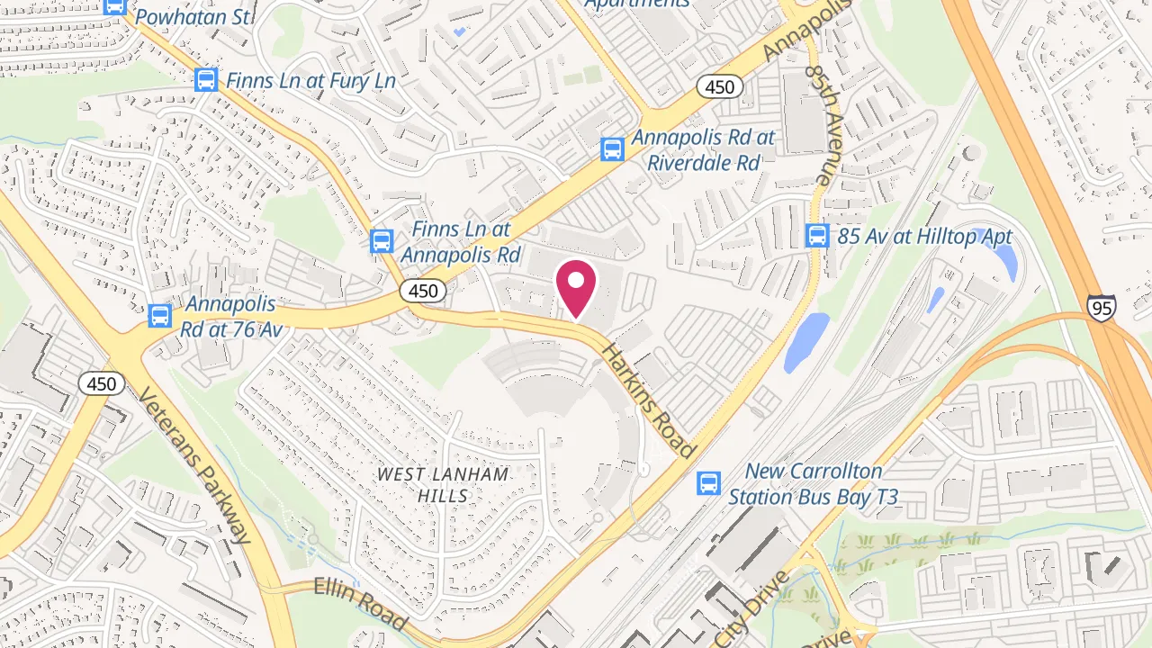 Map showing The Remy at 7730 Harkins Rd, Lanham, MD 20706