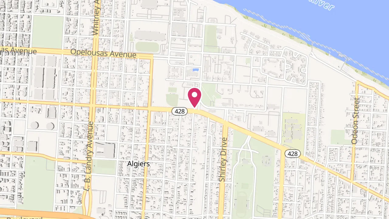 Map showing The Village at Federal City at 2300 General Meyer Avenue, New Orleans, LA 70114